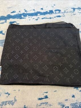 Fashion Black Monogram Scarf